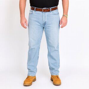 Levis Men 550 Relaxed Taper Jean Light Wash 100% Cotton Denim Size W42 L32
